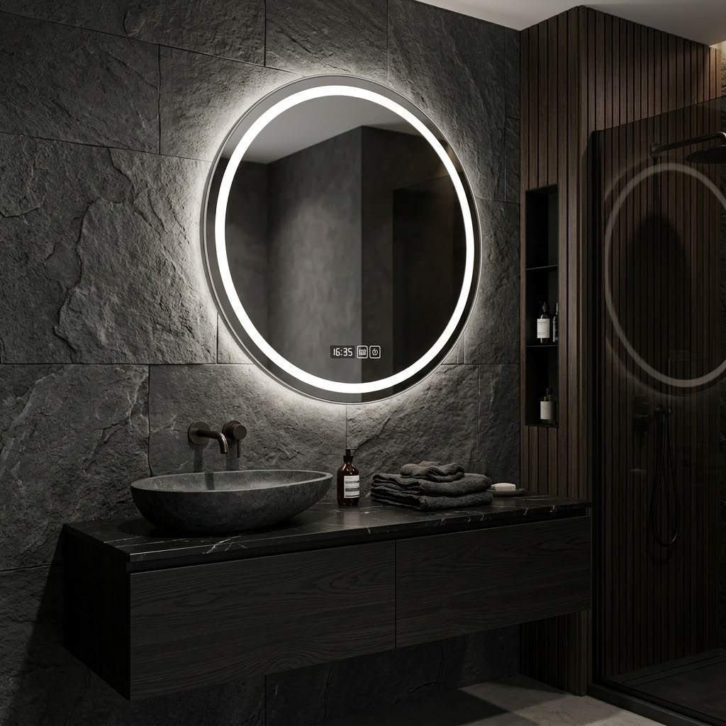 Miroir rond LED