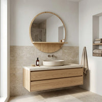 Miroir étagère