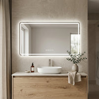 Miroir retro eclairé