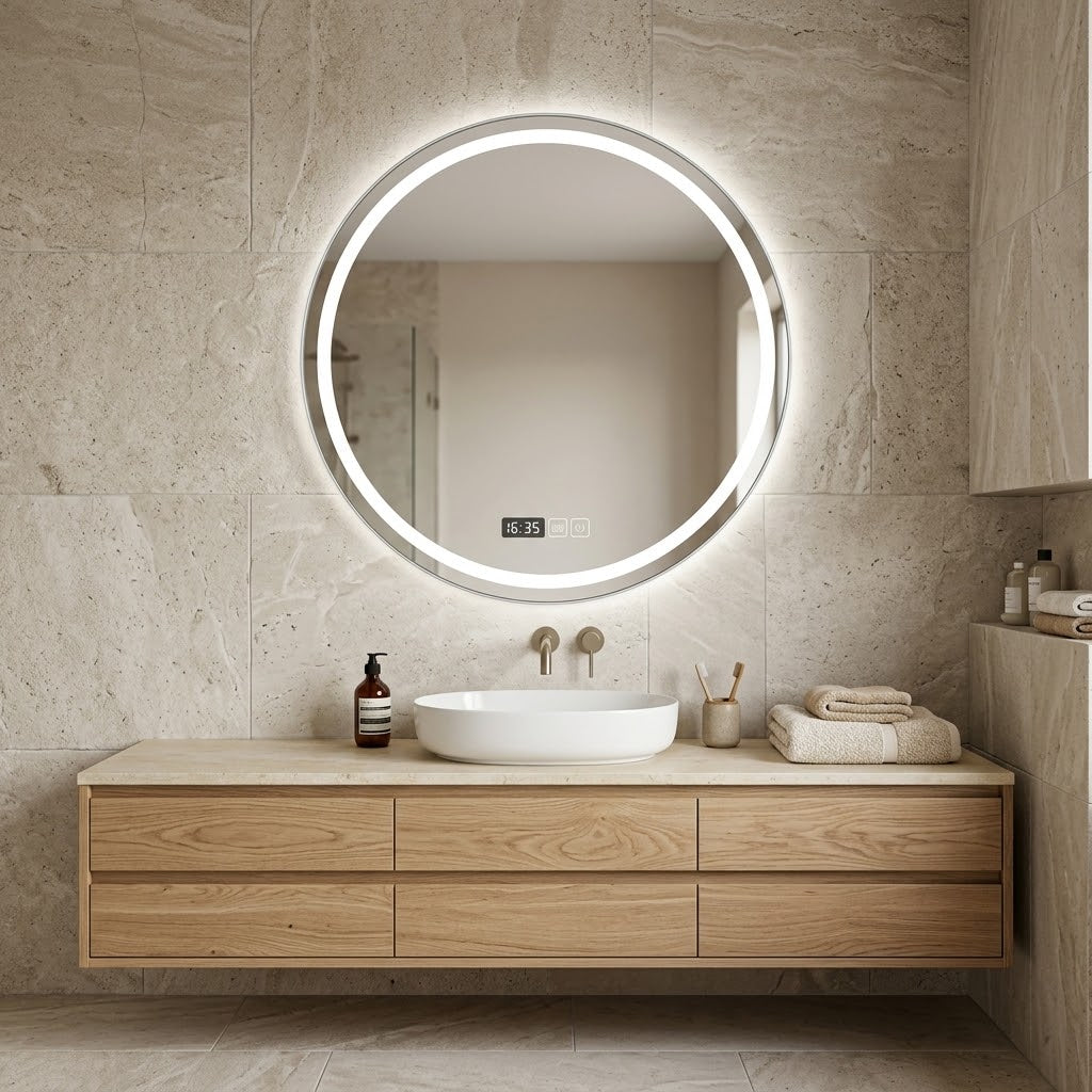 Miroir rond LED