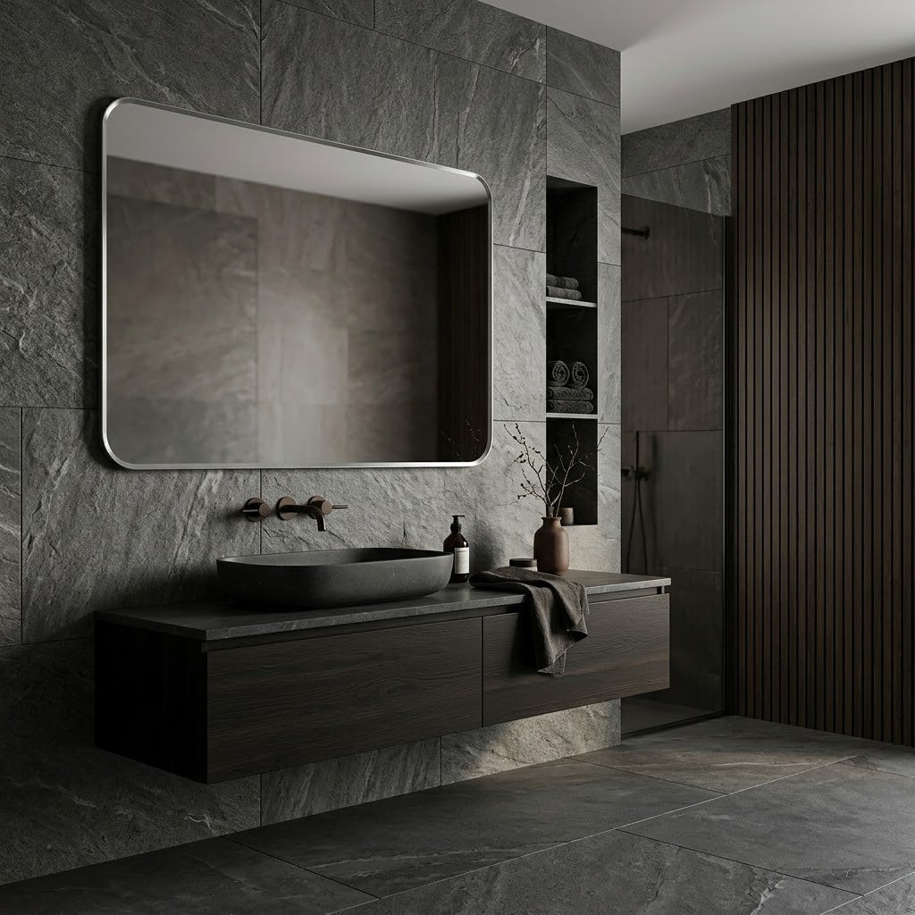 Miroir rectangulaire salle de bain