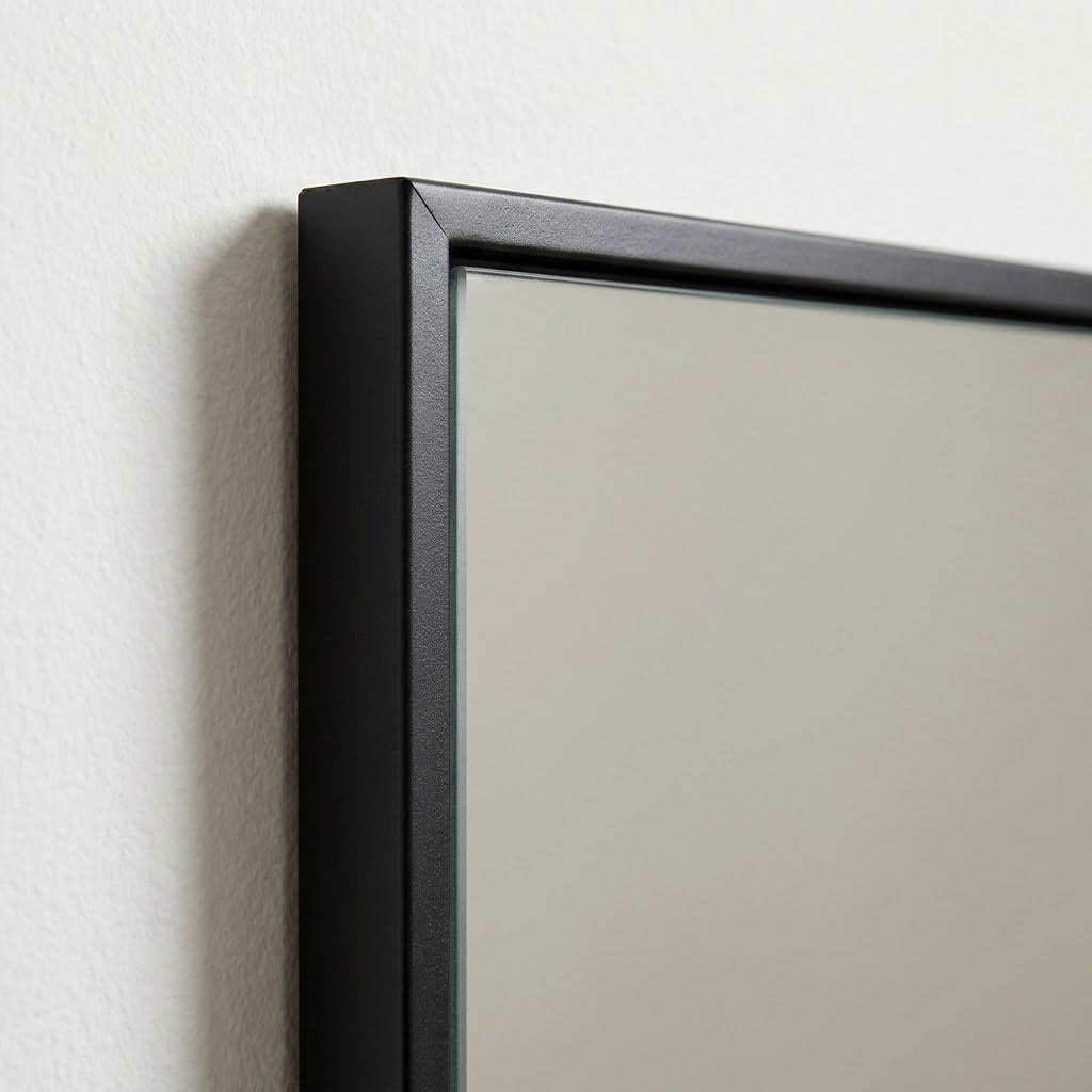 Miroir rectangle noir
