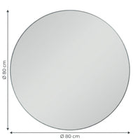Grand miroir rond
