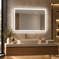 Miroir mural led