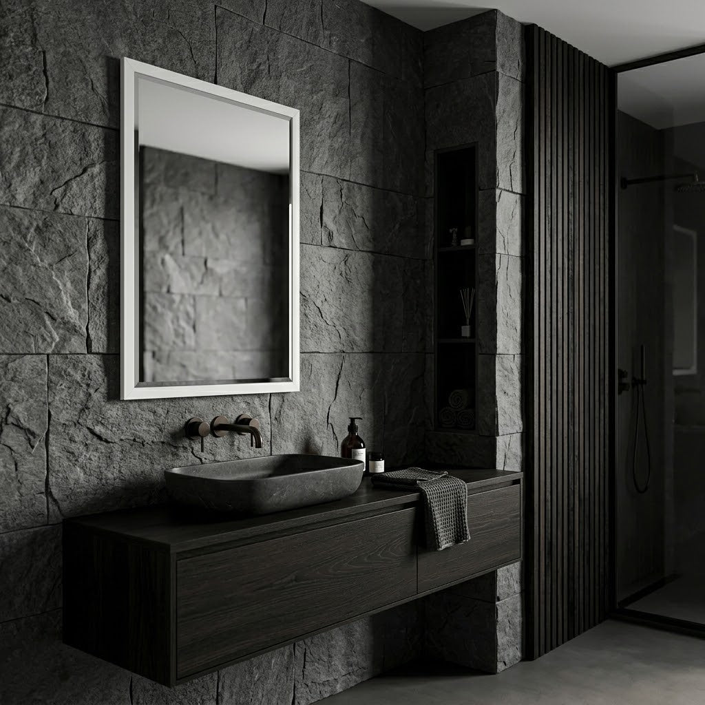 Grand miroir rectangle
