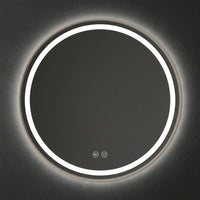 Miroir rond lumineux