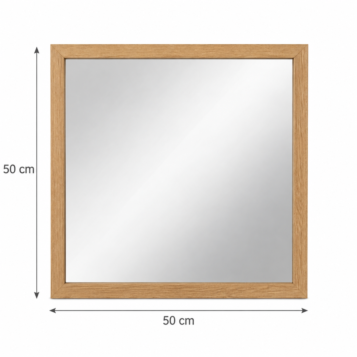 Miroir rectangulaire doré