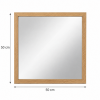 Miroir rectangulaire doré