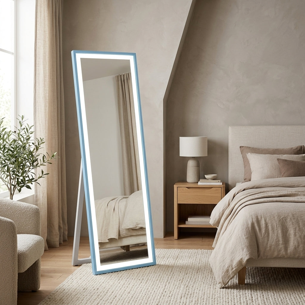 Grand miroir a poser par terre