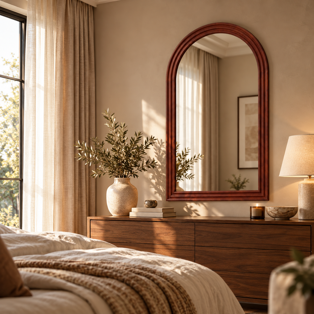 Miroir forme arche