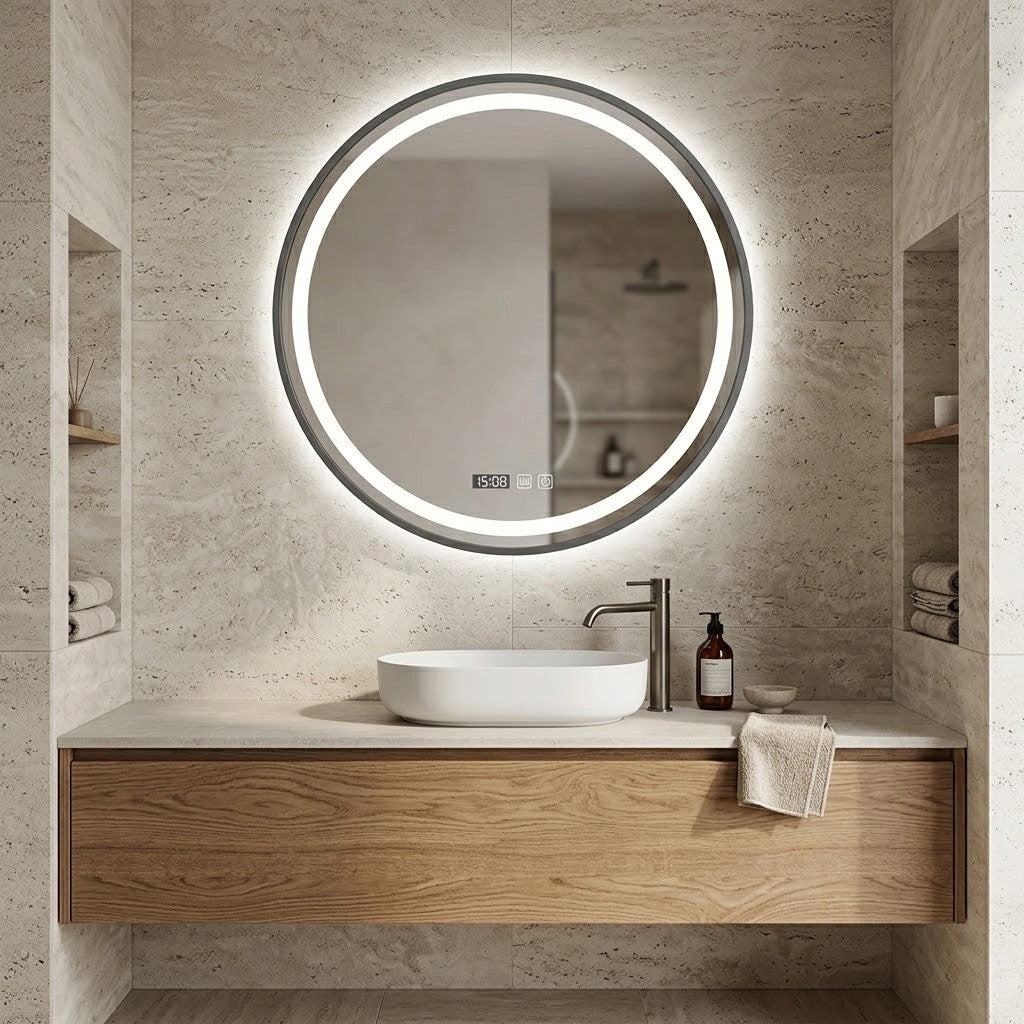 Miroir LED rond