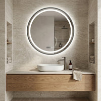 Miroir LED rond