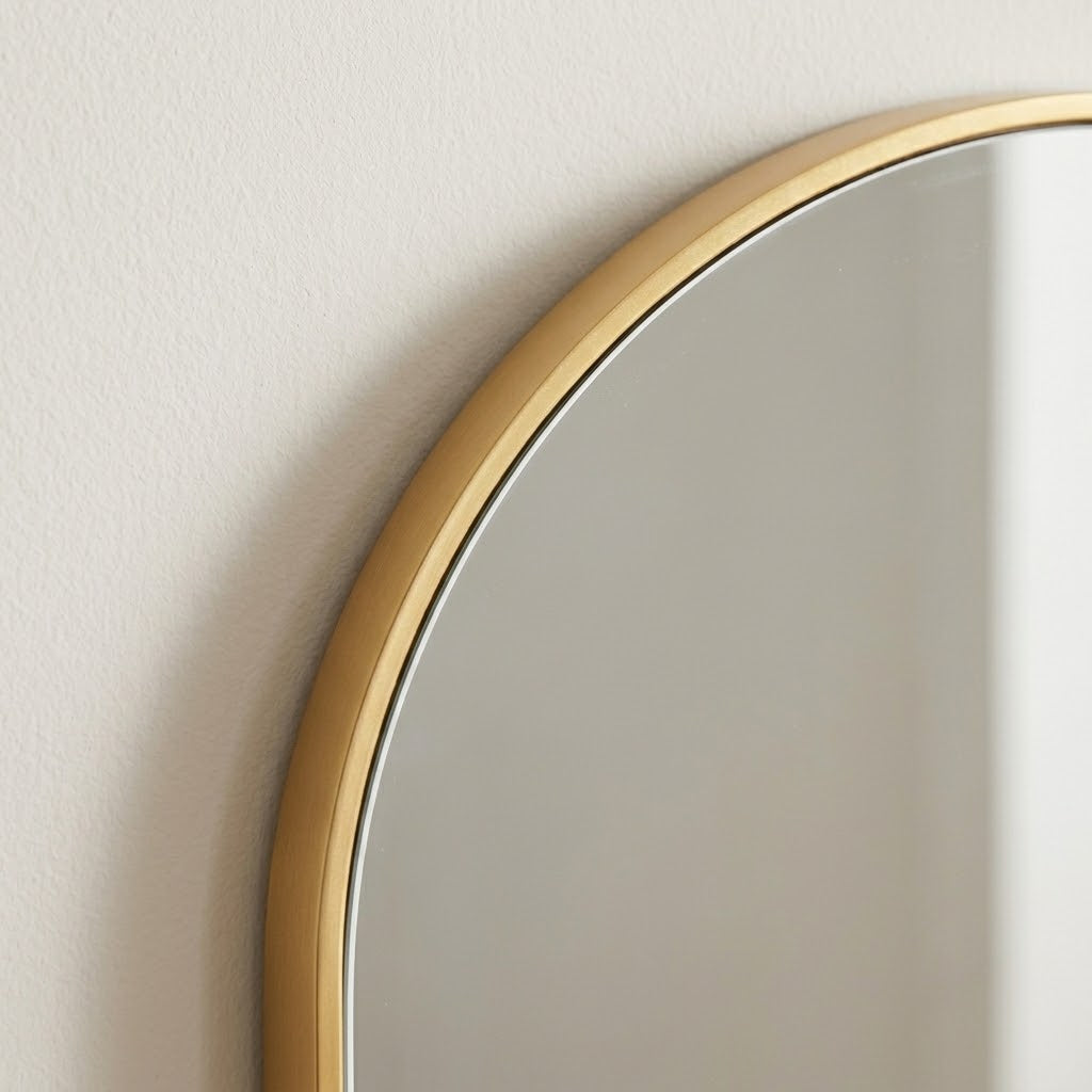 Miroir ovale salle de bain