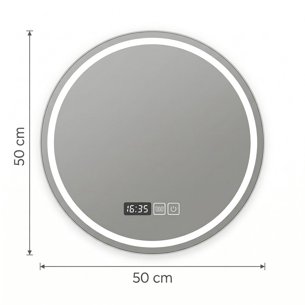 Miroir rond LED