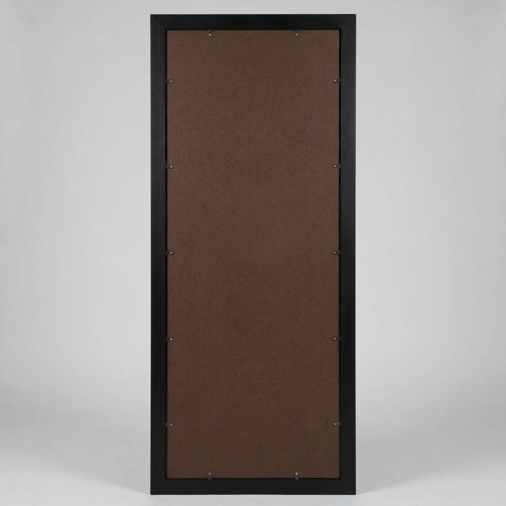 Grand miroir cadre bois