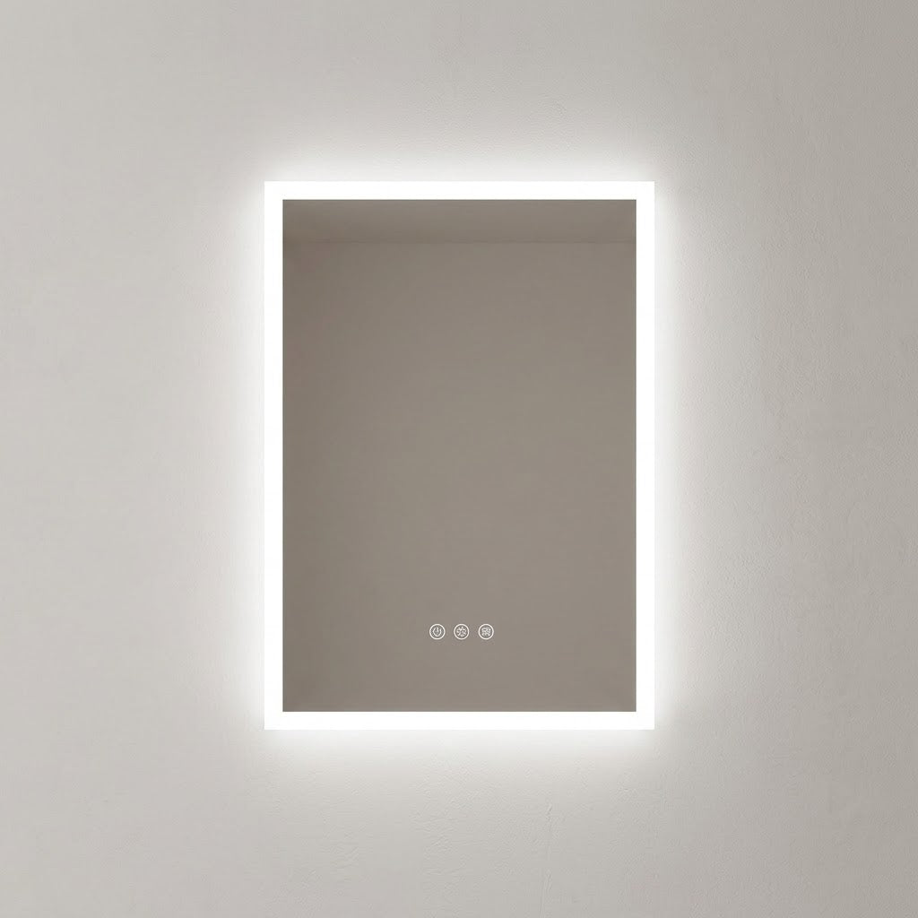 Miroir lumineux rectangulaire