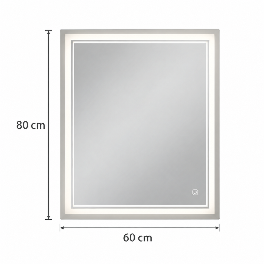 Miroir mural led