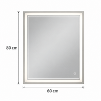 Miroir mural led
