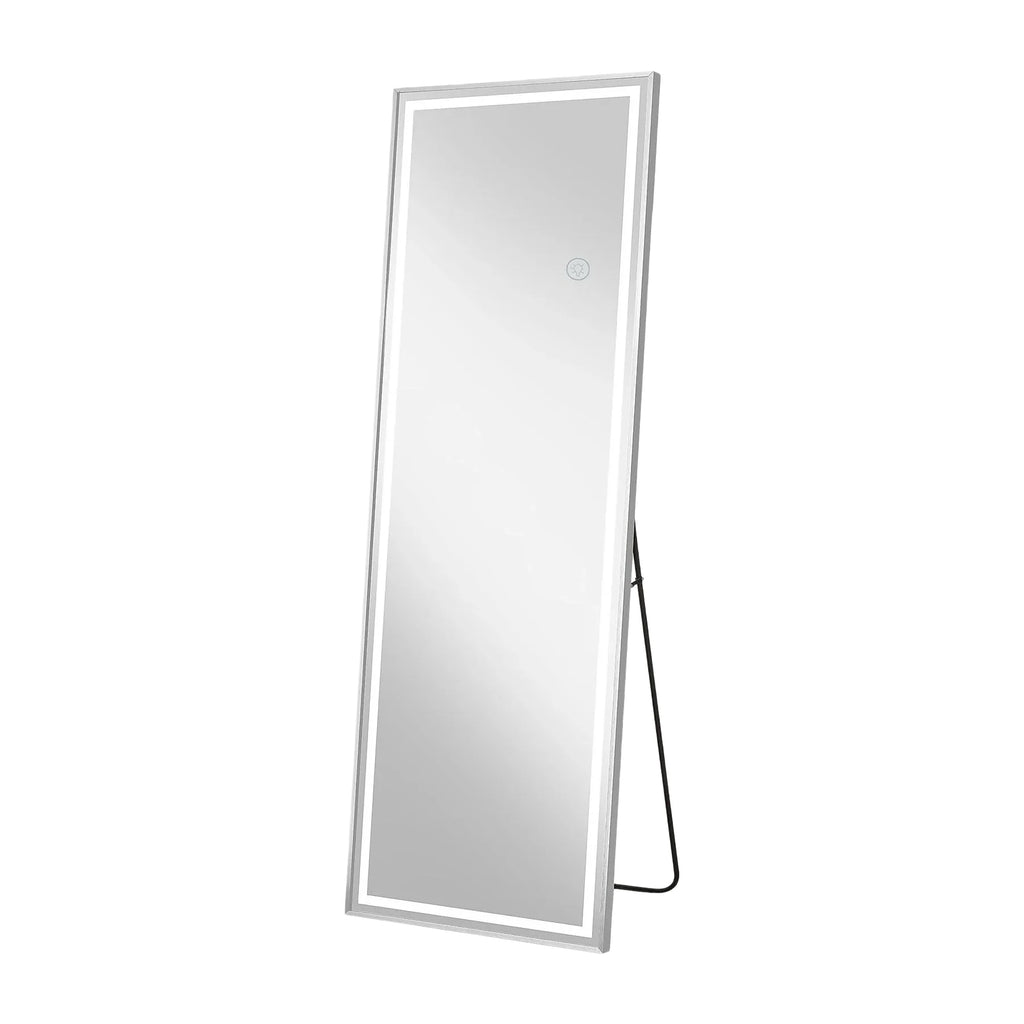 Miroir sur pied LED