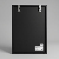 Miroir rectangle noir