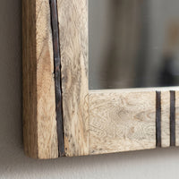 Miroir rectangulaire bois