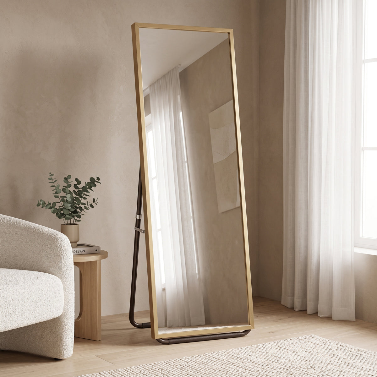Grand miroir pour salon