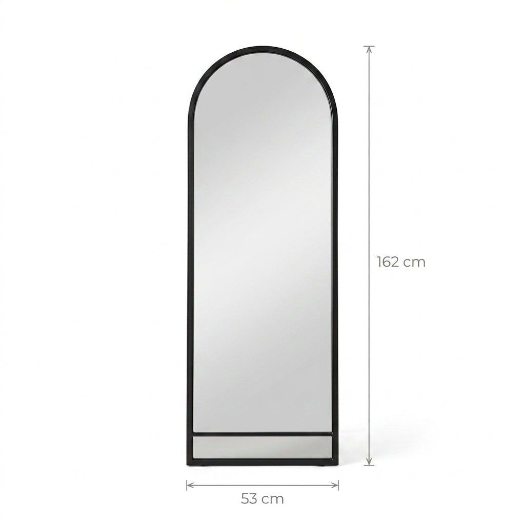 Grand miroir sur pied