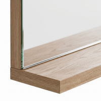 Miroir mural avec etagere