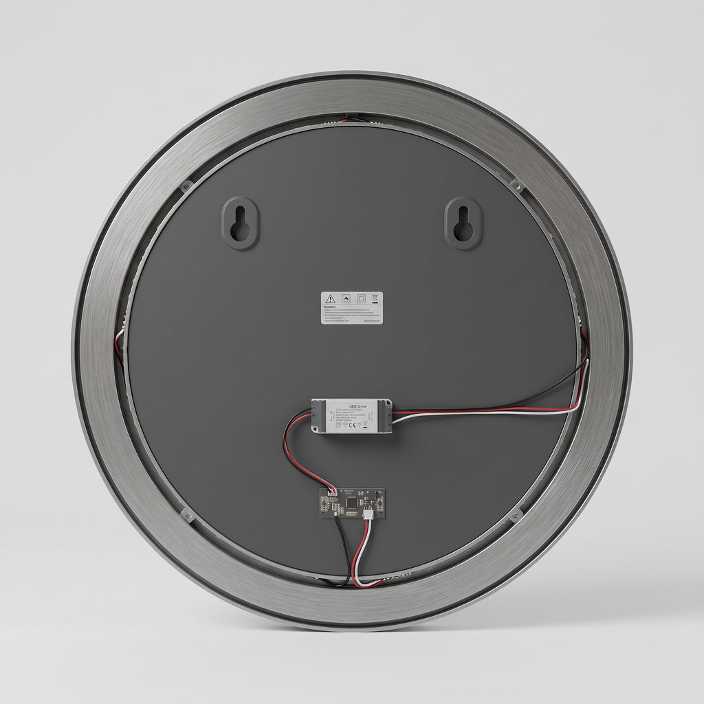 Miroir rond avec led