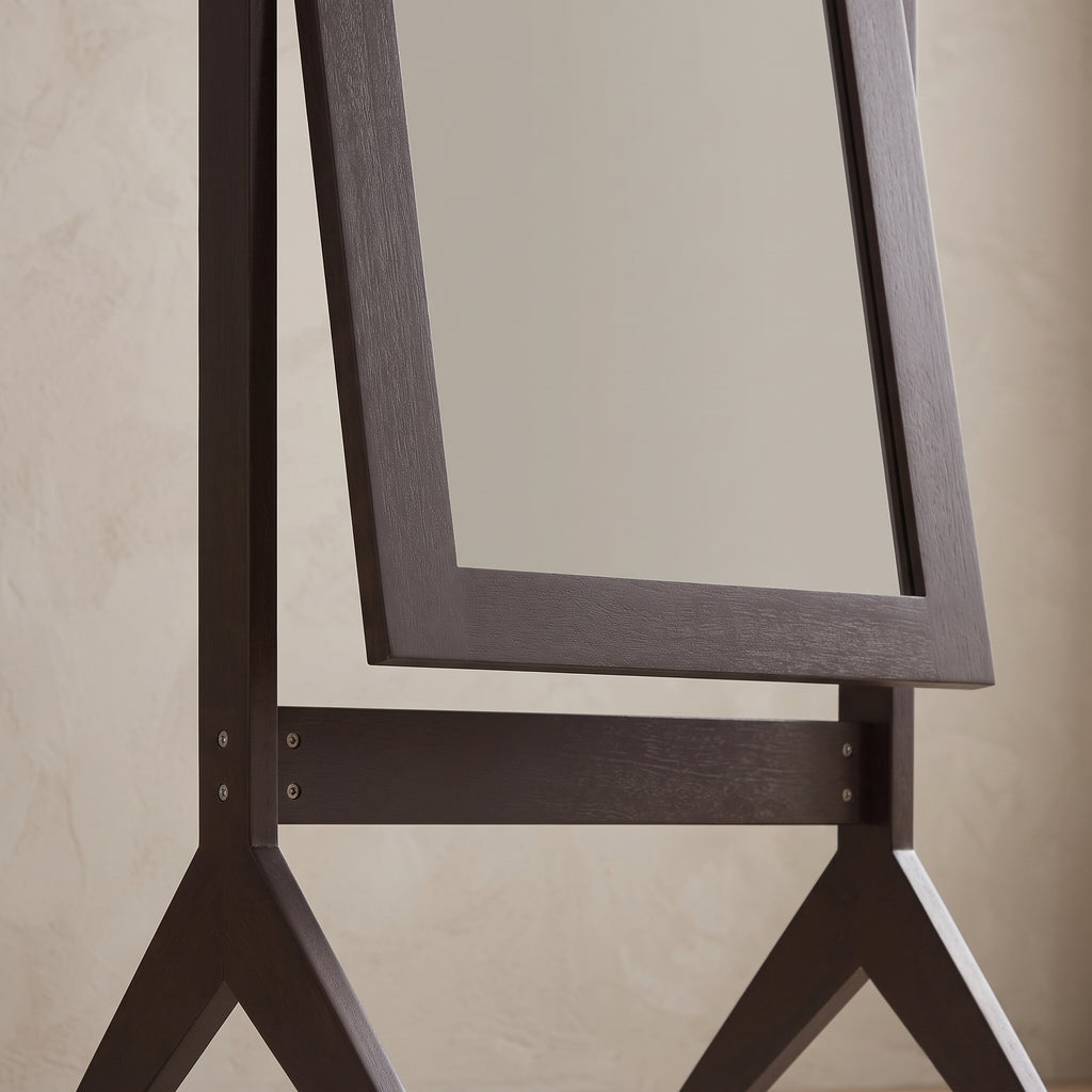 Petit miroir sur pied