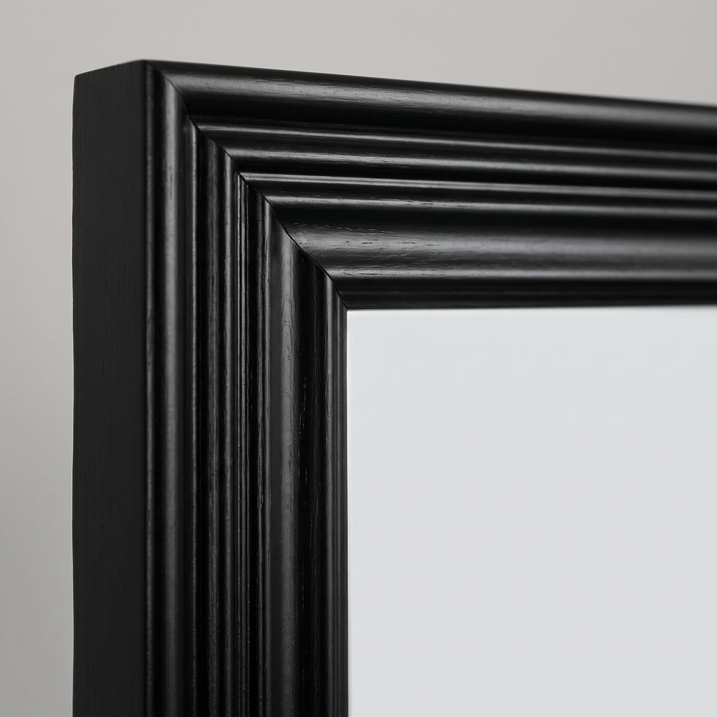 Grand miroir cadre bois