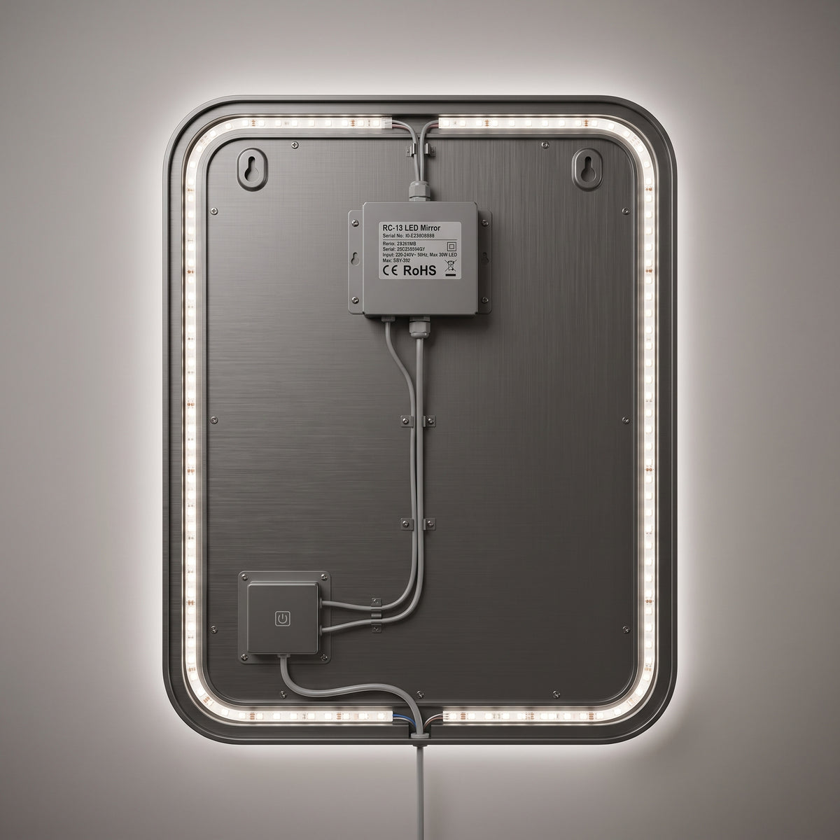 Miroir salle de bain à led