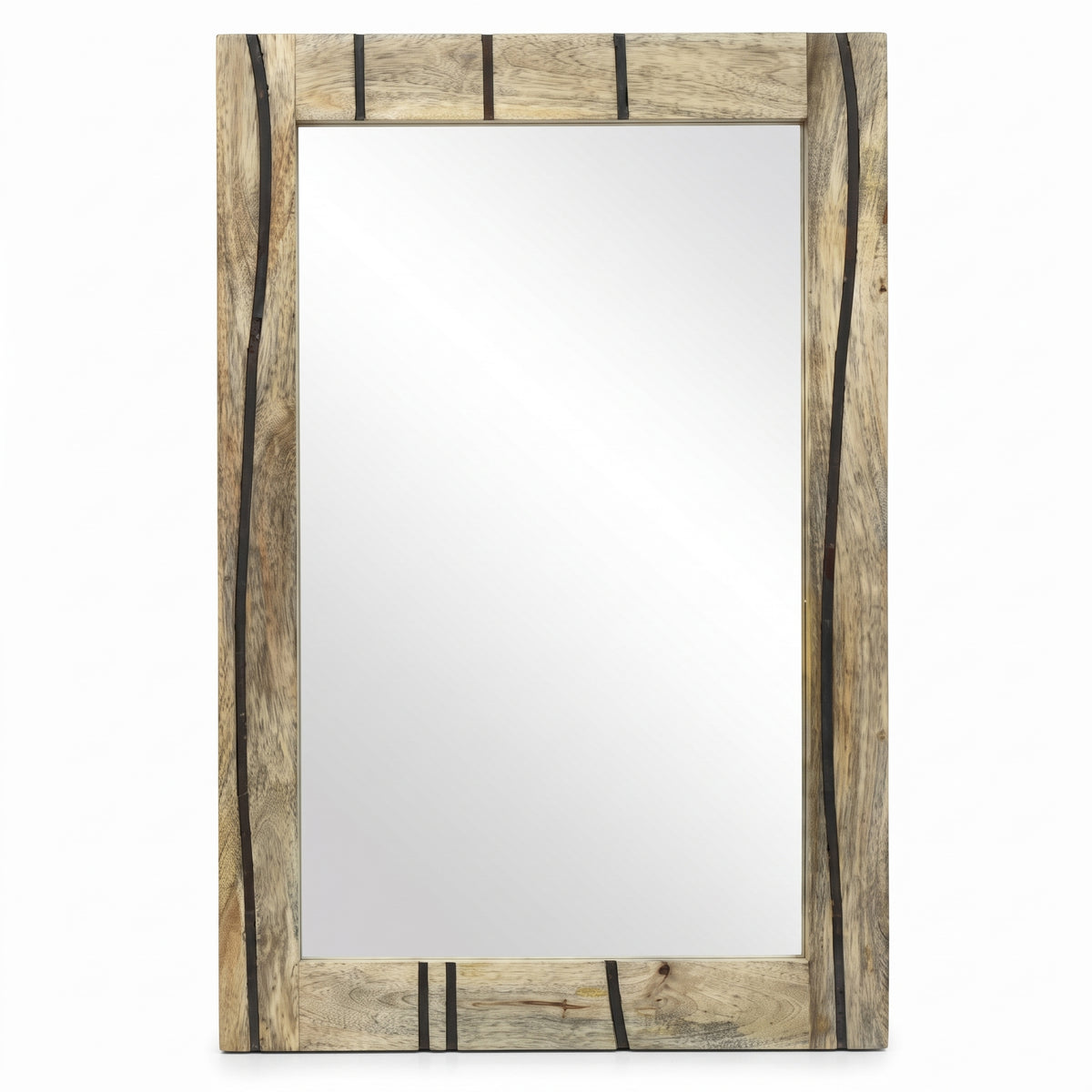 Miroir rectangulaire bois