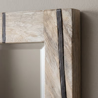 Miroir rectangulaire bois