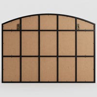 Miroir avec cadre en acier