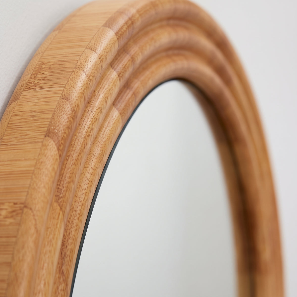 Miroir arche bois