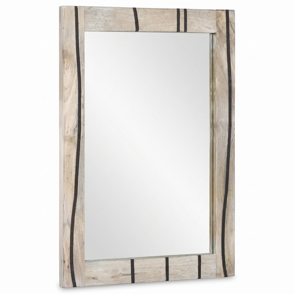 Miroir rectangulaire bois