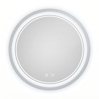 Miroir rond avec led