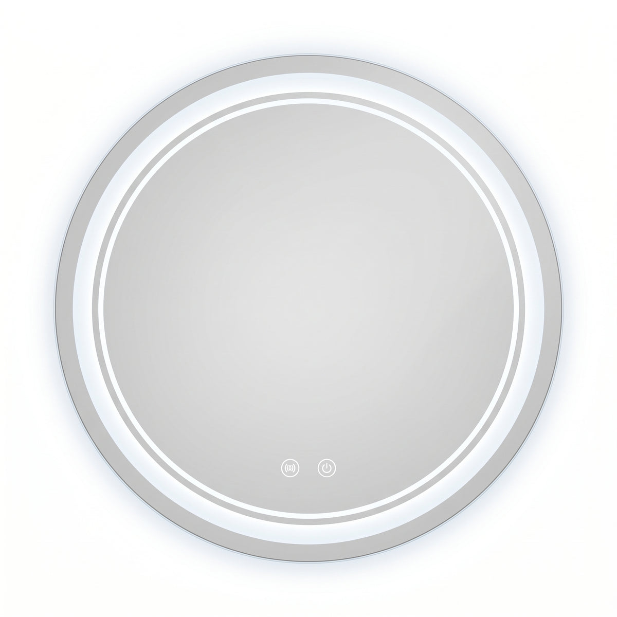 Miroir rond avec led