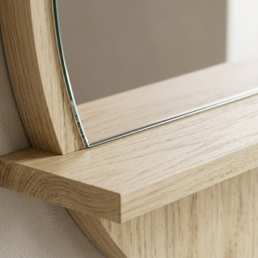 Miroir étagère