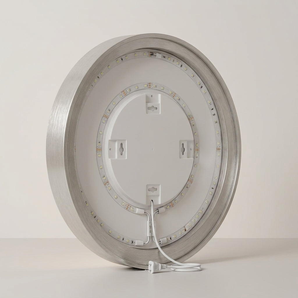 Miroir rond lumineux