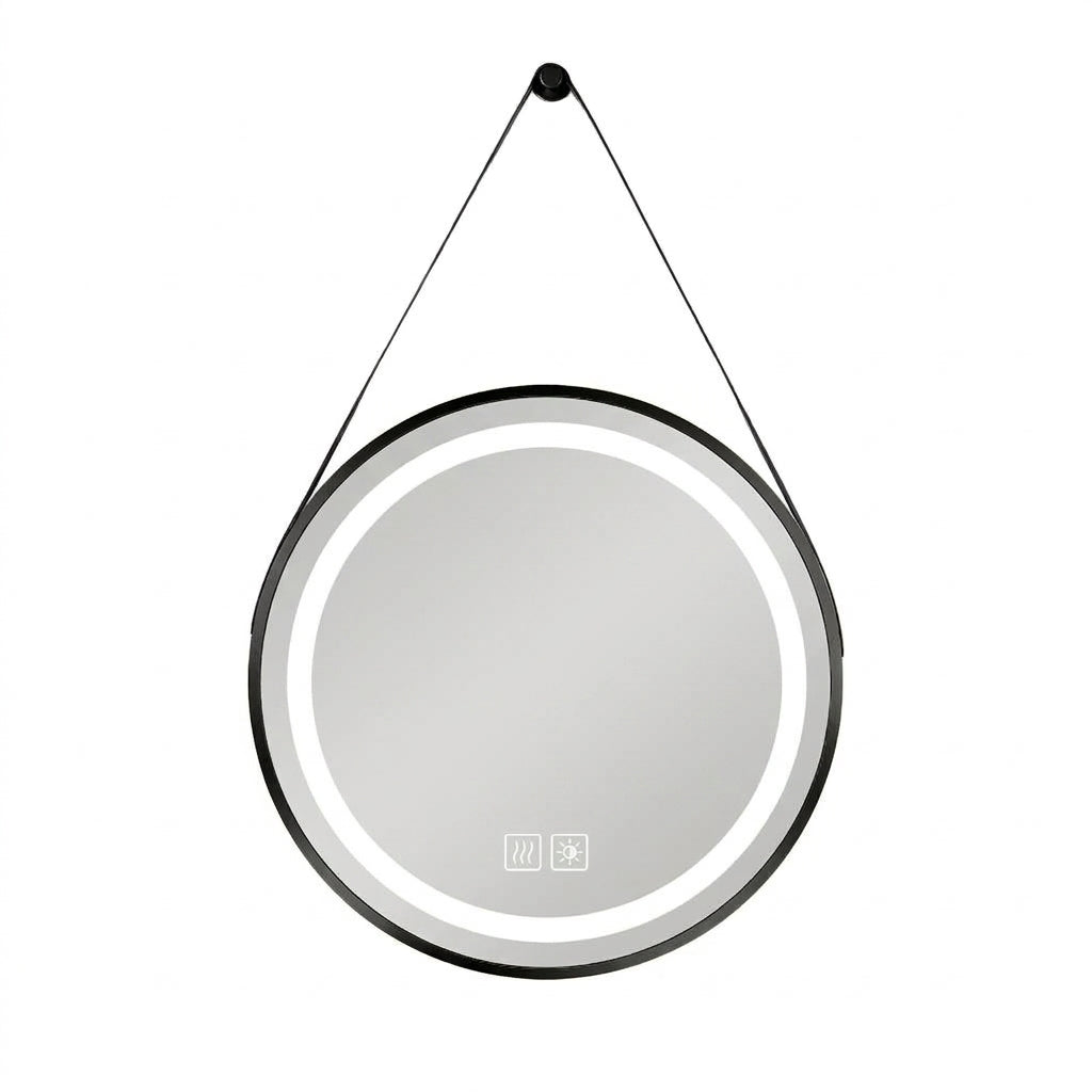 Miroir rond salle de bain lumineux