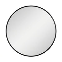 Miroir rond en metal