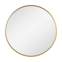 Miroir rond en metal