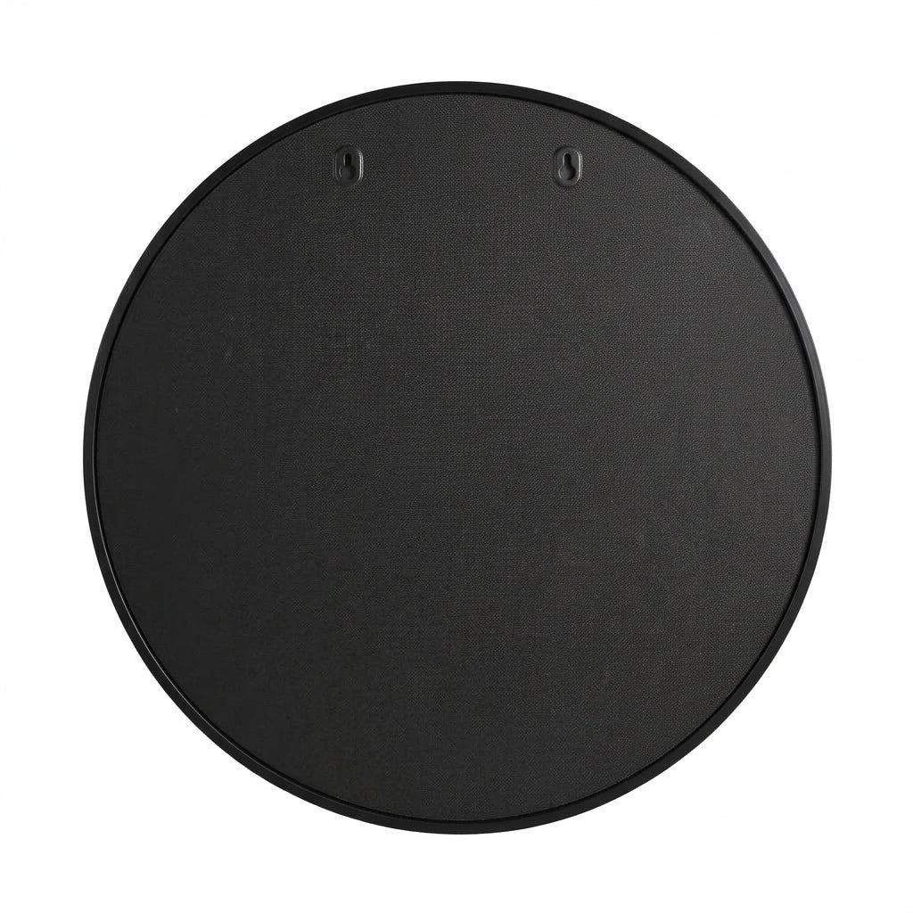 Miroir rond en metal