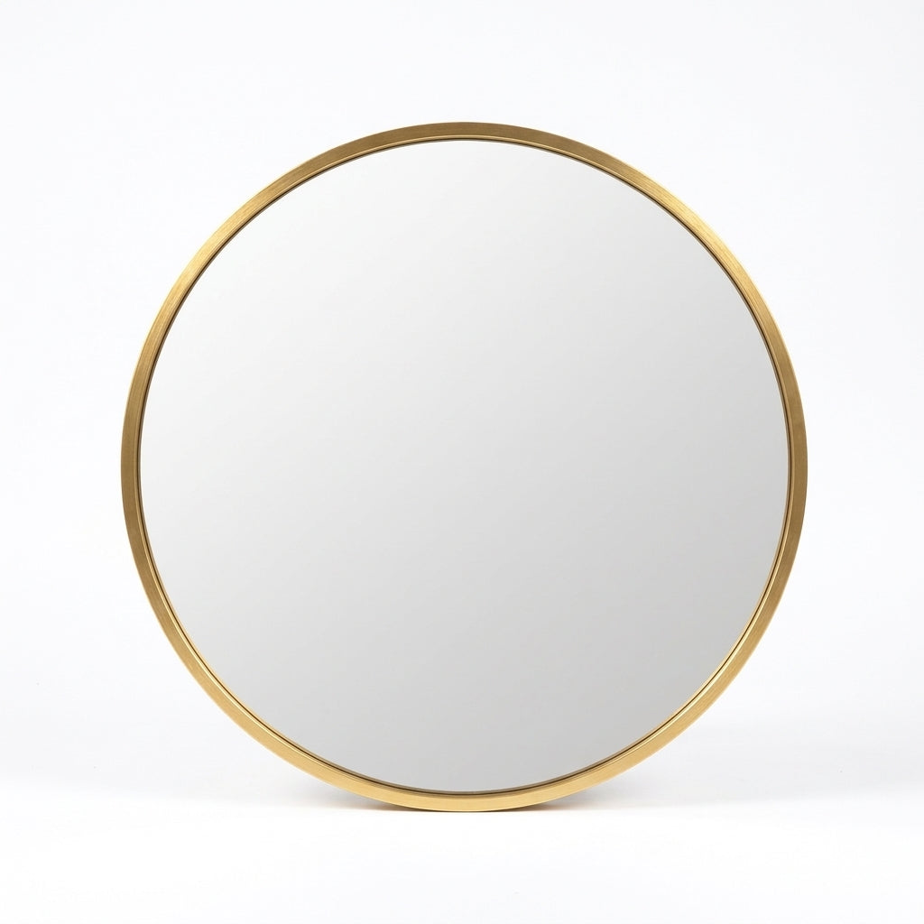 Grand miroir rond design