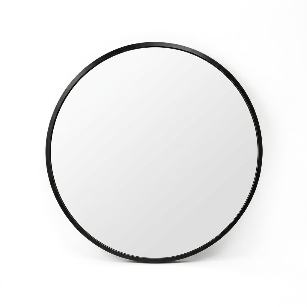 Grand miroir rond design
