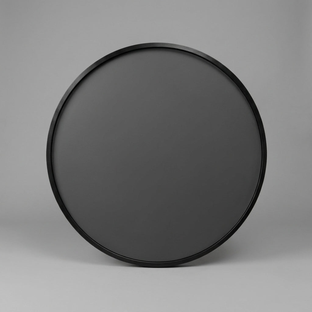 Grand miroir rond design