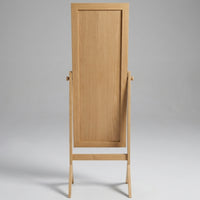 Miroir sur pied en bois