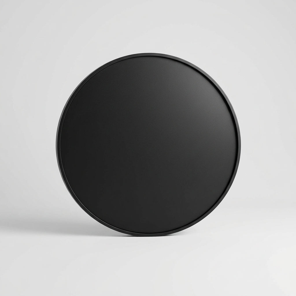 Grand miroir mural rond